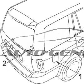Honda Pilot - fuse box diagram - passenger compartment