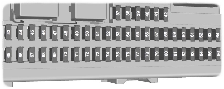ford-focus-mk2-fuse-box-diagram-passenger-junction Ford Focus MK2 - fuse box diagram - passenger junction