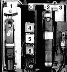 BMW 530i - fuse box - electronics E-box